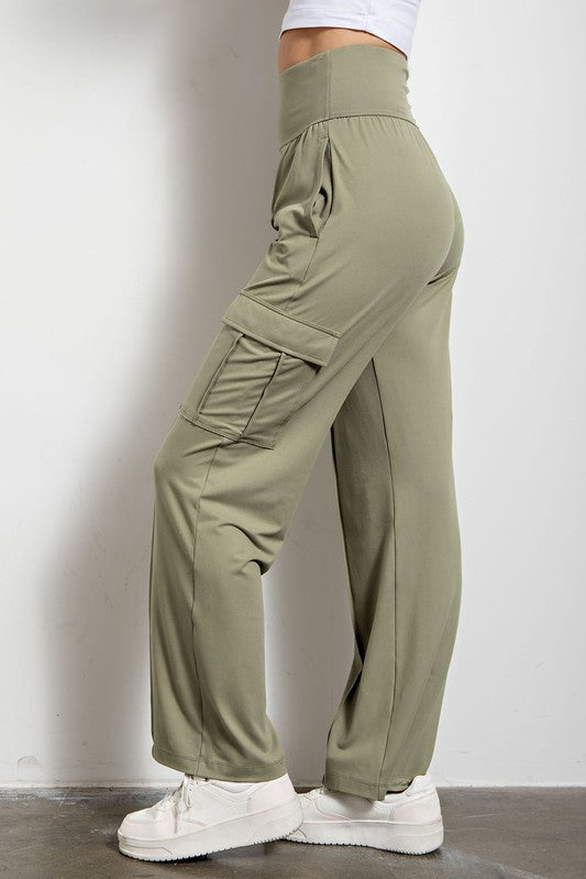 BUTTER STRAIGHT LEG CARGO PANTS