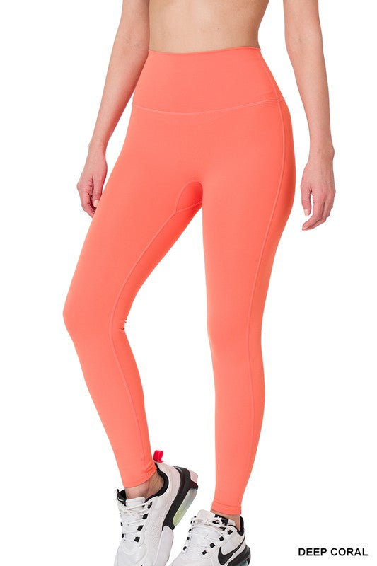 ATHLETIC HIGH WAISTED FULL LENGTH LEGGINGS