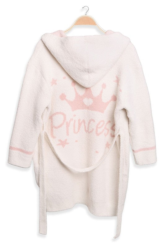 Children's Multi Print Luxury Soft Hooded Robe