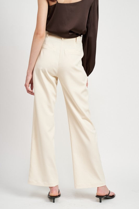 CUTEDGE DETAIL PLEATED TROUSERS