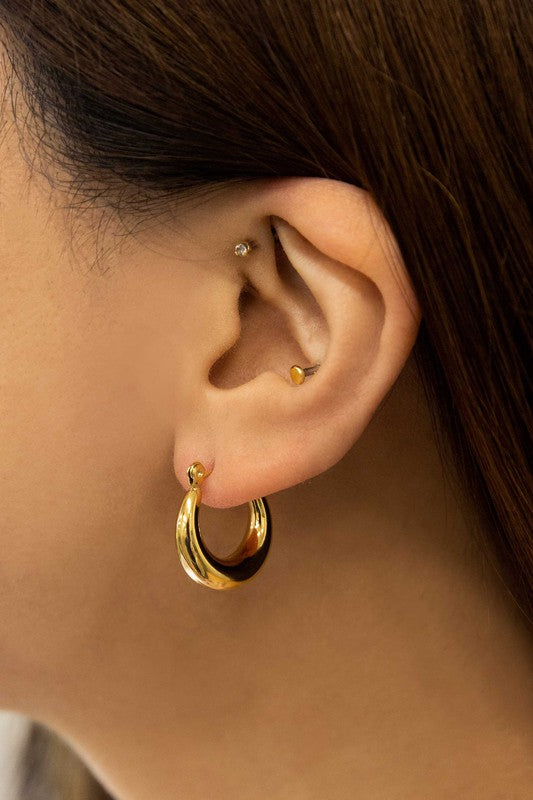 Simple Hoop Earrings