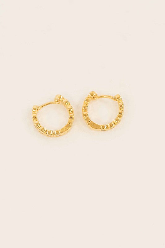 Surreal Huggie Hoop Earrings