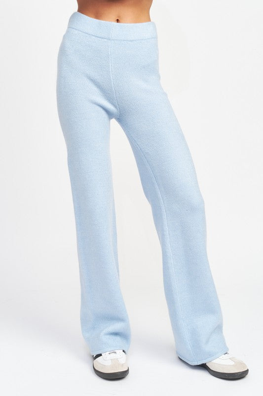 HIGH WAISTED WIDE LEG PANTS