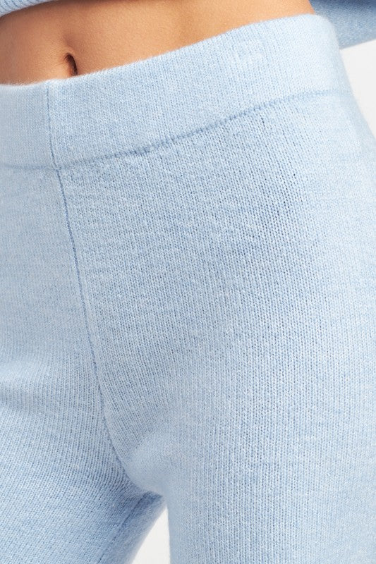 HIGH WAISTED WIDE LEG PANTS