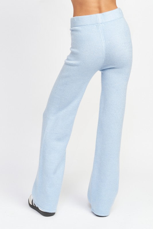 HIGH WAISTED WIDE LEG PANTS