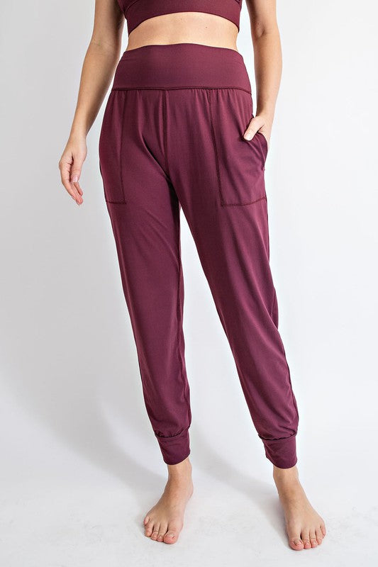 PLUS SIZE BUTTER SOFT JOGGERS WITH POCKETS