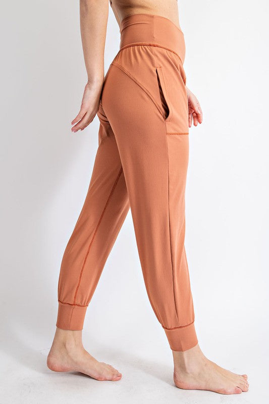 PLUS SIZE BUTTER SOFT JOGGERS WITH POCKETS
