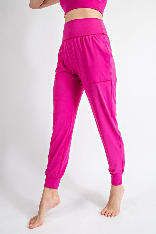 PLUS SIZE BUTTER SOFT JOGGERS WITH POCKETS