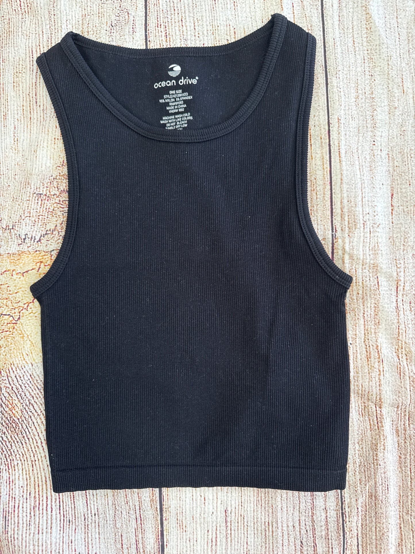 Seamless rib tank tops