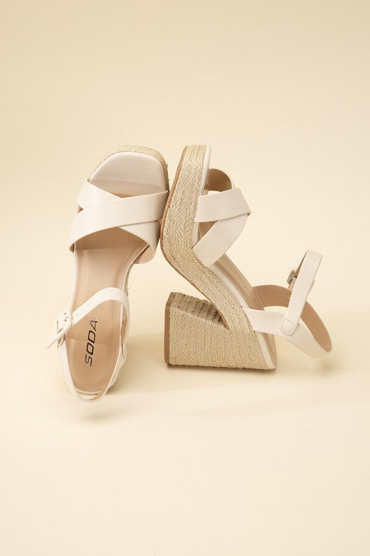 NOBLE-S ESPADRILLE SANDAL HEELS
