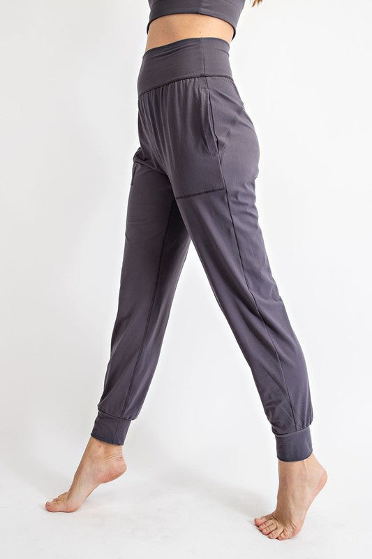 PLUS SIZE BUTTER SOFT JOGGERS WITH POCKETS