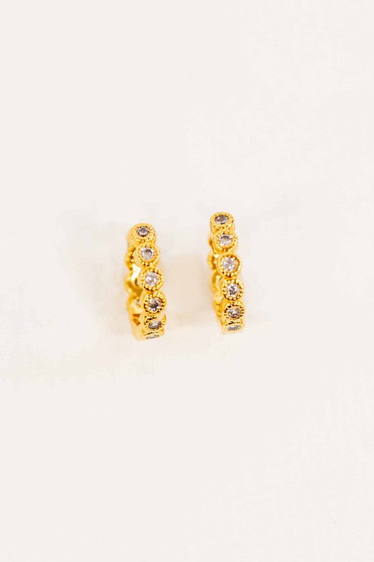 Surreal Huggie Hoop Earrings