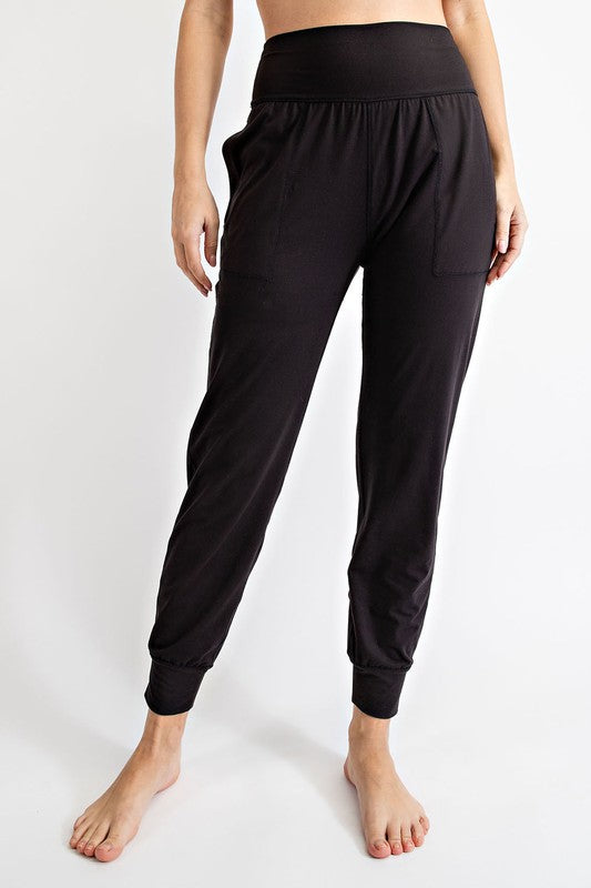 PLUS SIZE BUTTER SOFT JOGGERS WITH POCKETS