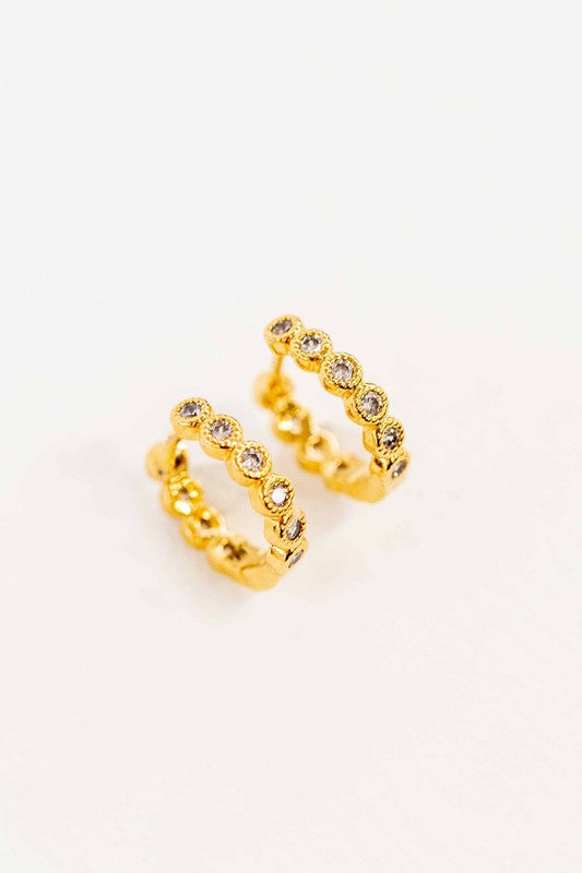 Surreal Huggie Hoop Earrings