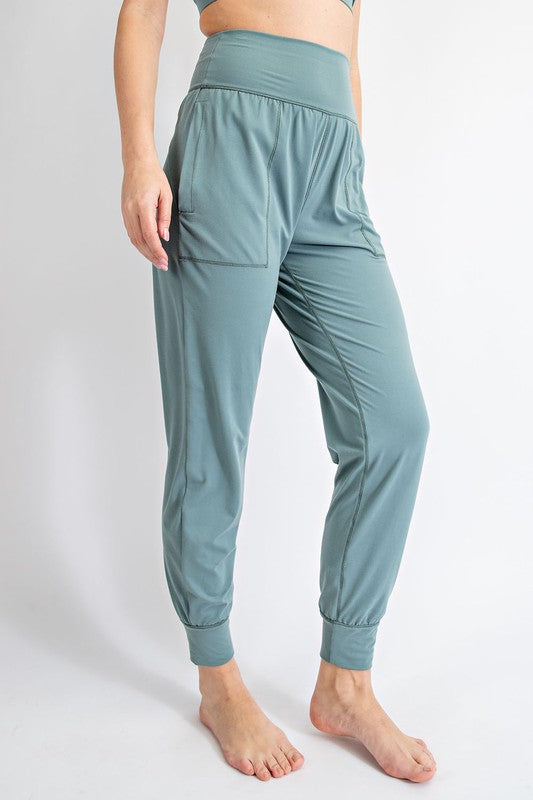 PLUS SIZE BUTTER SOFT JOGGERS WITH POCKETS