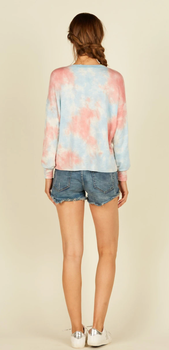 French Terry Tie Dye Top
