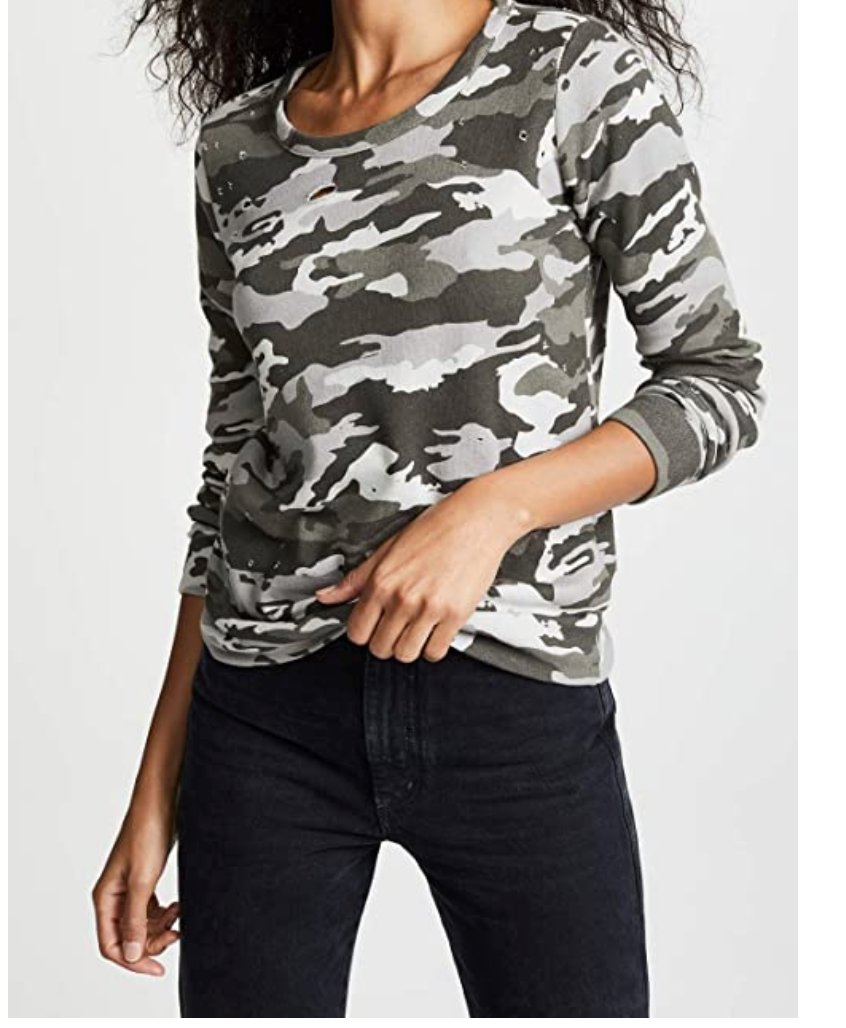 CLEARANCE! CHASER BRAND GREY CAMO SWEATSHIRT
