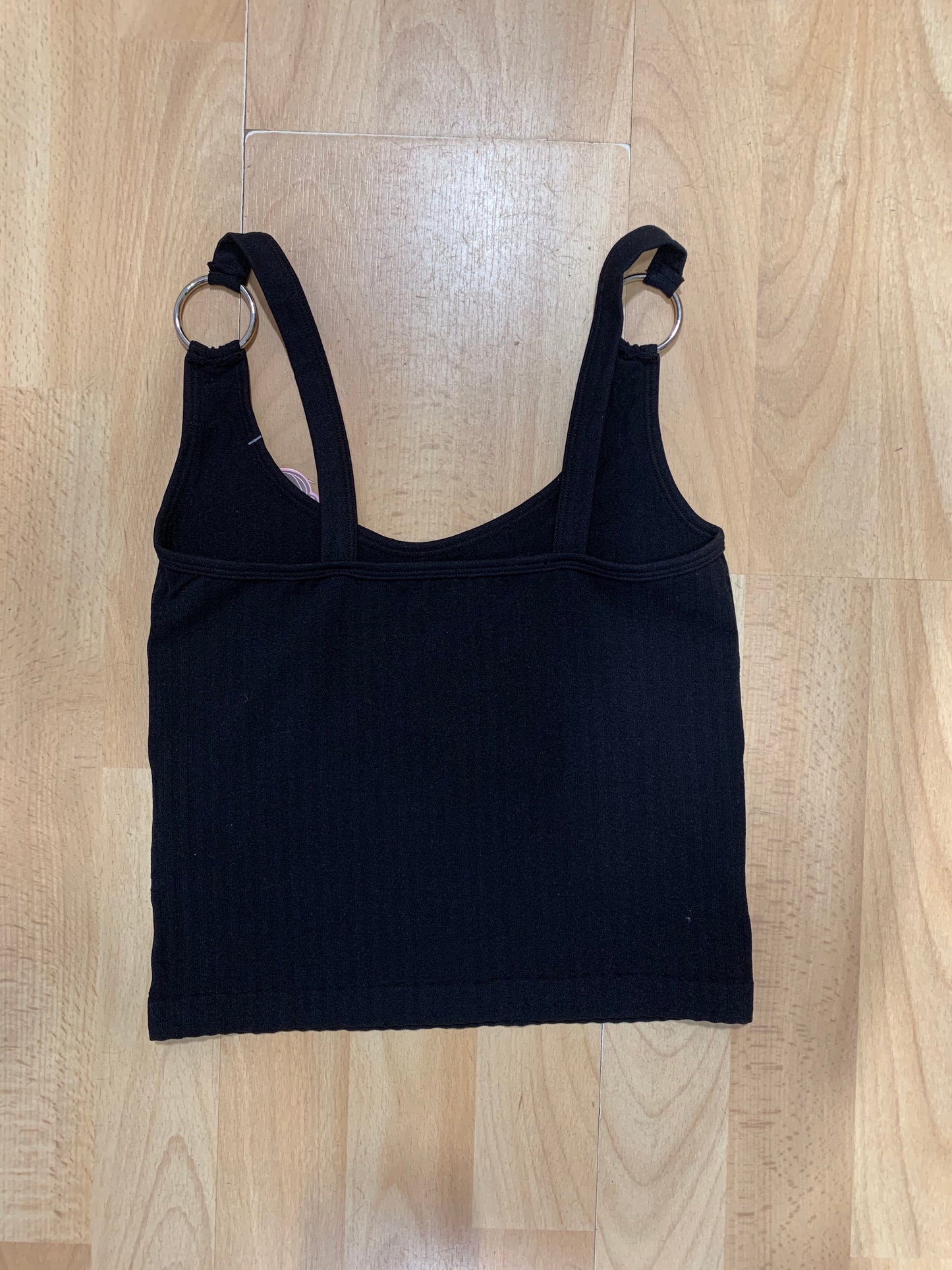 Wide O-Ring Hardware Crop Cami