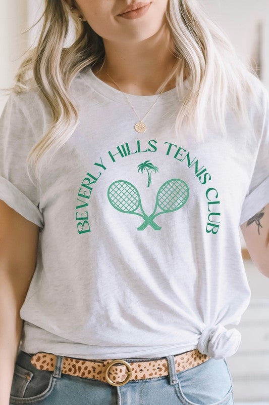Beverly Hill Tennis Club Palm Trees Graphic Tee