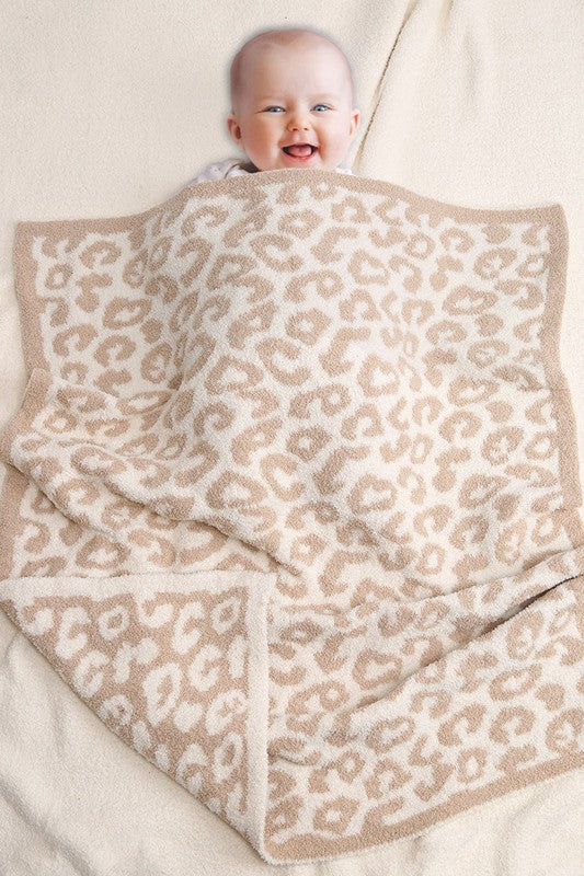 Barefoot dreams discount baby blanket leopard