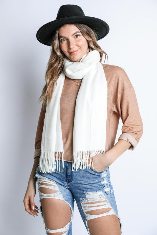 CASHMERE FEEL WINTER LONG SCARF