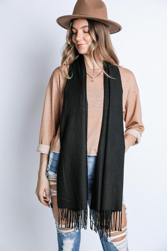 CASHMERE FEEL WINTER LONG SCARF