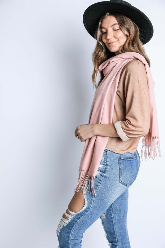 CASHMERE FEEL WINTER LONG SCARF