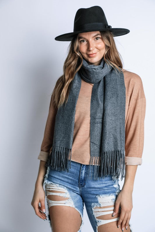 CASHMERE FEEL WINTER LONG SCARF