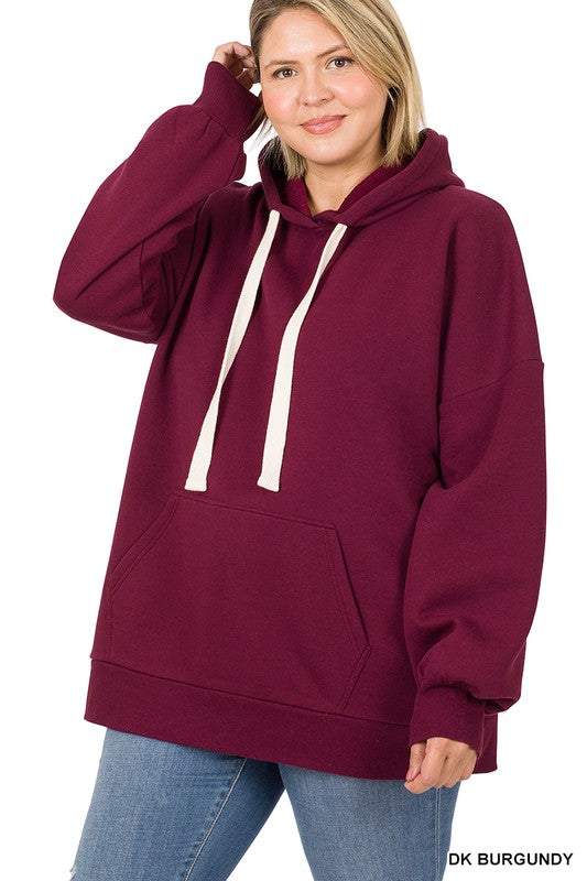 Oversized maroon hot sale hoodie