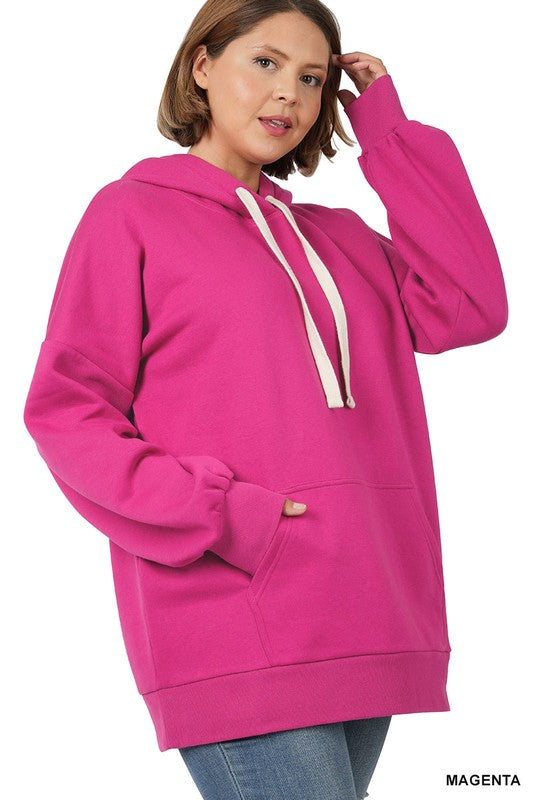 Longline hoodie plus online size