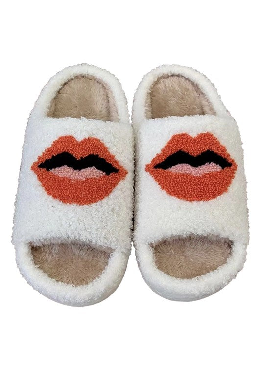 Open toe novelty slippers