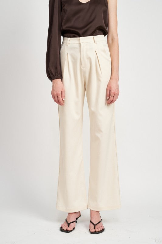 CUTEDGE DETAIL PLEATED TROUSERS