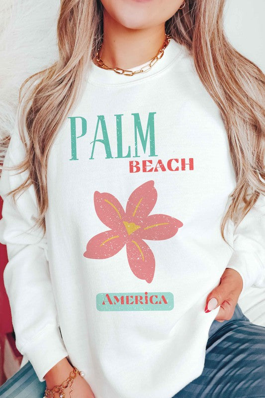 PALM BEACH AMERICA GRAPHIC SWEATSHIRT