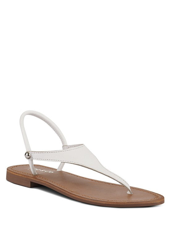 MADELINE Flat Thong Sandals