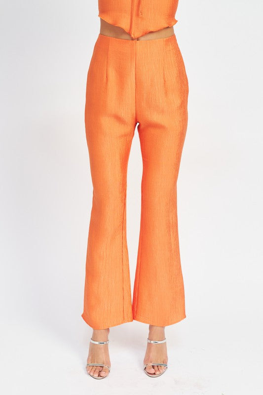 FLARE HIGH RISE PANTS