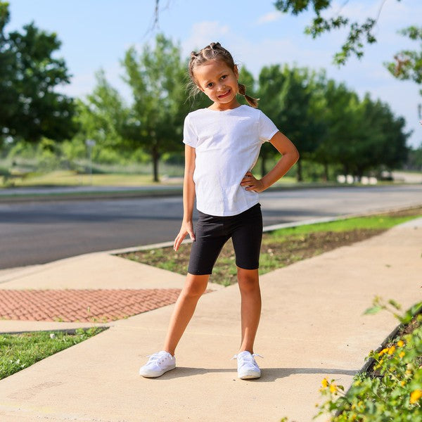 Kids biker clearance shorts