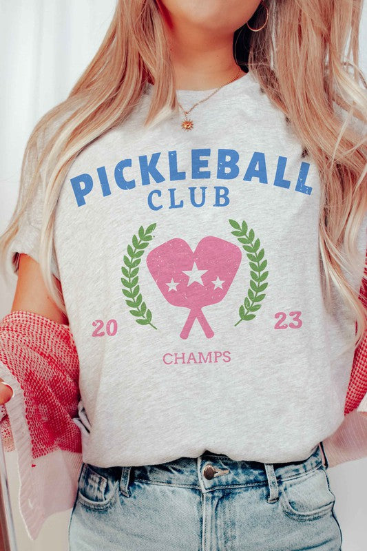 PICKLEBALL CLUB 2023 CHAMPS GRAPHIC TEE