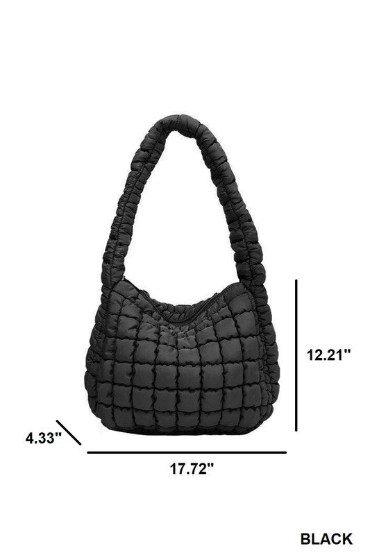 Puff Quilted Crossbody Shoulder Bag