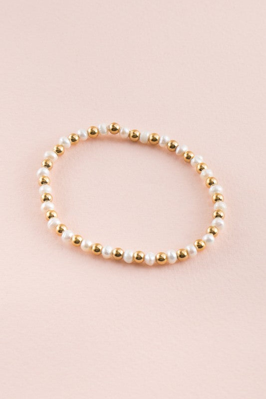 Pearly Golds Bracelet