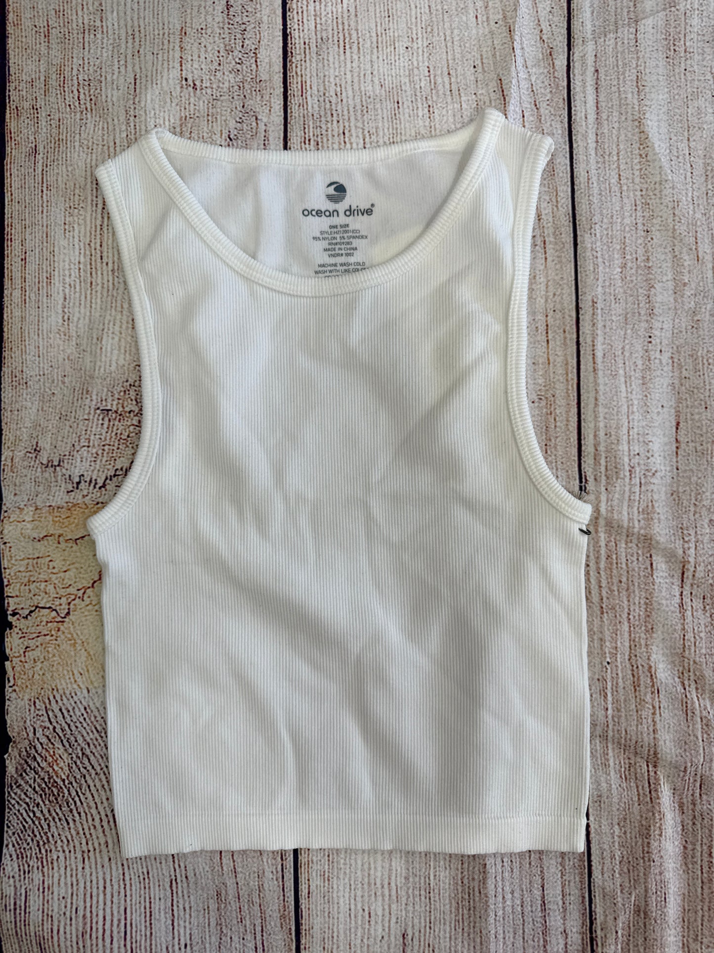 Seamless rib tank tops