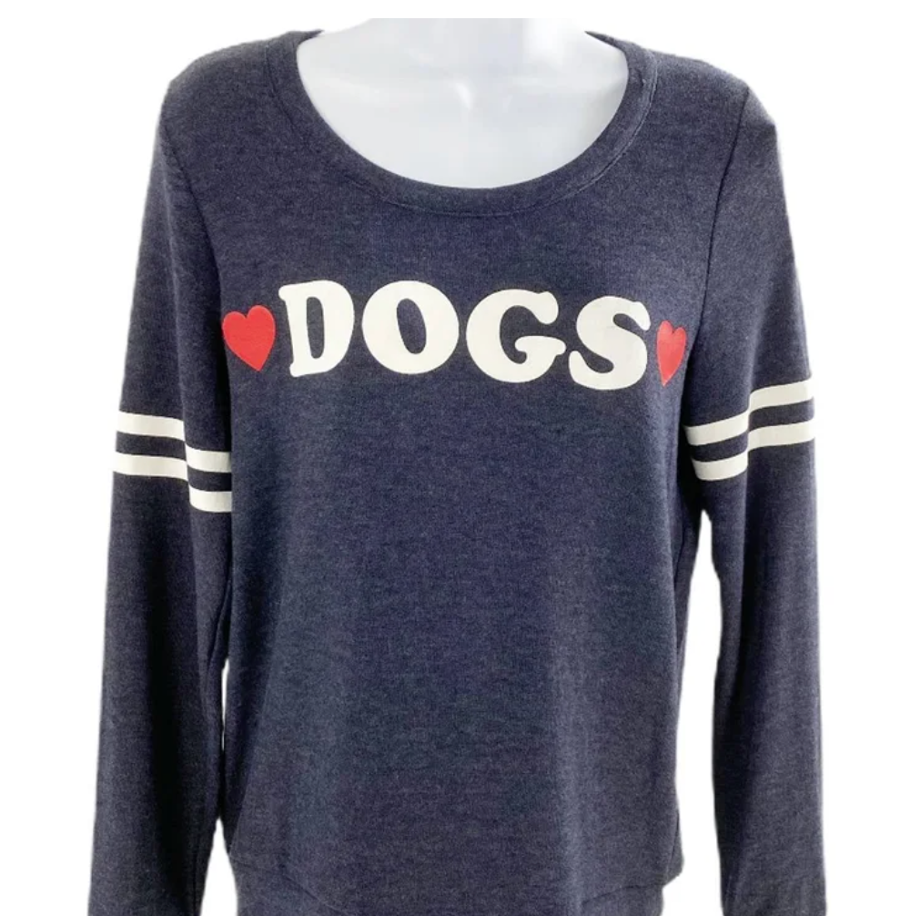 CLEARANCE! Chaser Cozy Cutout Back Pullover DOGS